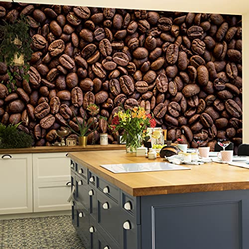 Muralo Tapete Vlies röstfrische Kaffeebohnen, 3D, XXL - 180x120 cm