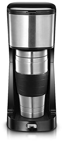 FHKBB Cafetière Facile à Transporter cafetière Goutte à Goutte cafetière américaine Entreprise ménage 400ML Noir Machine à café Expresso