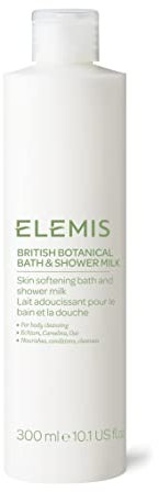 ELEMIS Bath and Shower Milk – Nourishing Daily Body Wash with Moisturizing Oil – Gentle Cleansing for Dry, Sensitive Skin – Foaming Cream with Natural Aromatics – 200ml