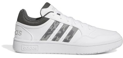 adidas Herren Hoops 3.0 Low Classic Vintage Shoes Schuhe, Footwear White/Grey SIX/Grey Two