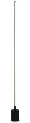 Licht-Erlebnisse Kleine Stehlampe Modern 145 cm LED dimmbar Farbwechsel 3000-6000 K Fußschalter schmal Wohnzimmer Stehleuchte Bodenleuchte