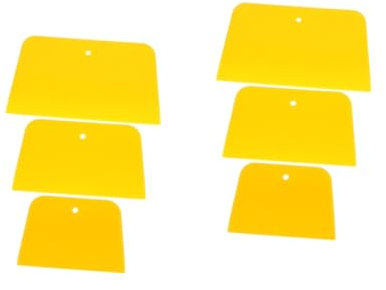 iplusmile 6pezzi Spalmatori Per Riempitivi Auto Versatile Per Manutenzione Carrozzeria Spatole Materiale Resistente e Morbido Per Applicazione Di Vernici e Riempitivi Strumento Di