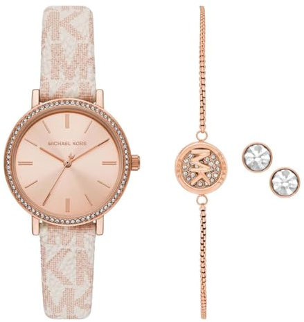 Michael Kors MKO9002SET Ladies Addyson Watch and Jewellery Gift Set