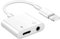 UmiMirari Adaptateur Jack iPhone [Certifié MFI] 2 en 1 à 3,5 mm Jack Casque Adaptateur Aux Audio Convertisseur Dongle Compatible avec iPhone 14/13/12/11/XS/XR/X/8/7, Prend en Charge Tous iOS