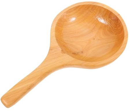 Hemobllo Holz-wasserschöpfer Für Sauna Tragbar Praktisch Für Küche Restaurant Garten Und Bad Ergonomisch Geformter Griff Für Einfachen Gebrauch