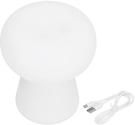 Lampada del Sensore a Forma di Funghi da 3 W, con Interruttore di Luce Lunga e modalità Notturna, Mini Luce Notturna con Graziosa Forma di Funghi, per il Soggiorno Camera da