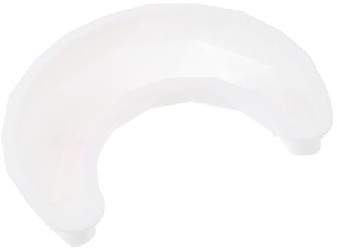 OUNONA Moule à Gâteau Lune En Silicone Blanc Petit Format Antiadhésif, Moule à Pâtisserie Pour Mousse Et Dessert, Outil De Cuisson Réutilisable Pour Pâtisserie Maison