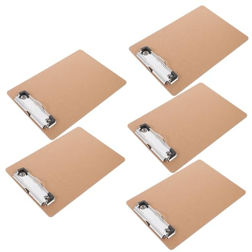 Parliky 5pièces Portable Multifonction Presse-papiers Pour Dossiers Pratique Et Facile à Transporter Pour Bureau Conférence