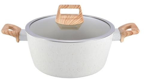 TS TAC-SKY Sartén Antiadherente Multifunción De 24 Cm: 3 En 1: Olla, Wok Y Sartén, Universal For Cocinas De Gas, Eléctricas Y De Inducción.