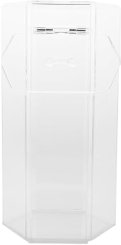 FRCOLOR Acrylic Makeup Brush Storage Container with Large Capacity and Unique Design for Stable and Easy to Use Home Desktop Storage
