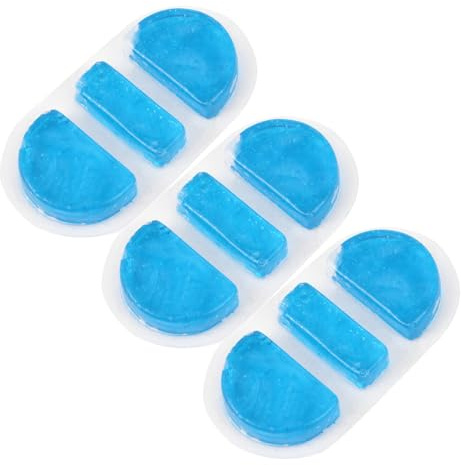 Impacco Freddo Nasale in PVC, 3 Confezioni, per Congestione Sinusale | Portatile e Facile Pulire, Utile in Viaggio e'Aperto, Semplice Usare e Riporre