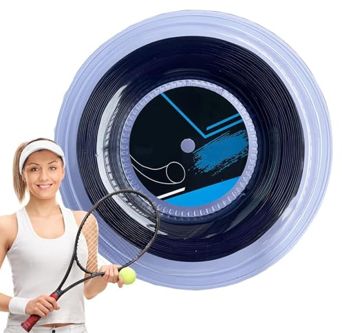 Tennis strängrulle – Racketträningssträng, tennissträngar, stötdämpande prestandasnöre, professionell bollspelsutrustning, strig set med enkel installation | konkurrenskraftig träningsutrustning för