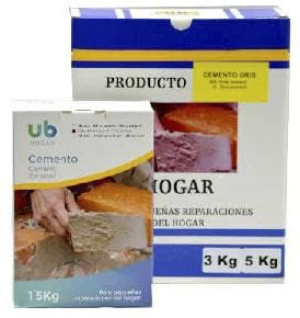 Cemento gris cubeta 4 kgs