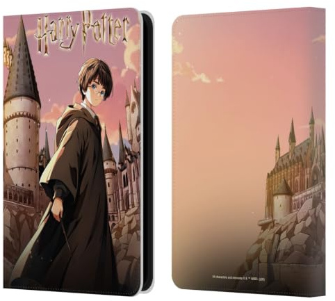 Head Case Designs Offizielle Harry Potter Harry Potter Anime Feier Leder-Wallet-Hülle Kompatibel mit Kindle Paperwhite 5 (2021)