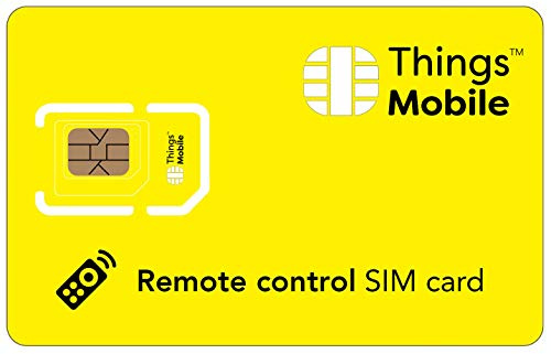 SIM Card per TELECONTROLLO Things Mobile con copertura globale e rete multi-operatore GSM/2G/3G/4G LTE, senza costi fissi, senza scadenza e tariffe competitive, con 10 € di credito incluso