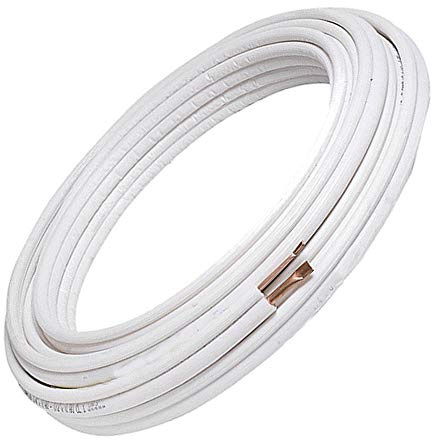Tubos de Cobre para Acondicionador de Aire en Par 1/4 + 1/2 Adecuados para Gases R410A R407C R32 (6 Metros (6+6))