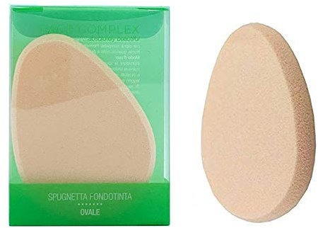 FACE COMPLEX SPUGNETTA OVALE IN LATTICE SINTETICO PER FONDOTINTA E CIPRIA PROFESSIONALE