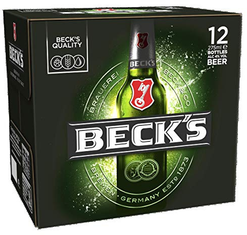 Beck's German Pilsner Beer Bottles 12 x 275ml