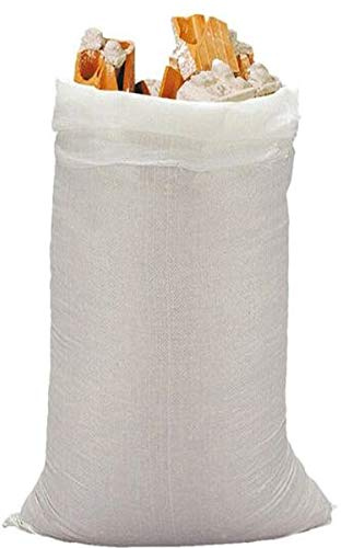 10 x Müllsäcke • Bast • Groß 80 x 50 cm • Belastbar über 25 kg • 10 Stück