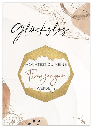 Joli Coon Rubbelkarte - Willst du meine Trauzeugin sein - Hochzeit
