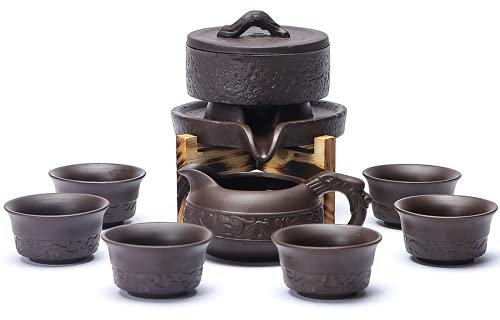 Teiera creativa tradizionale dell'argilla viola Kung Fu della tazza di tè dei semi automatica della teiera pigra