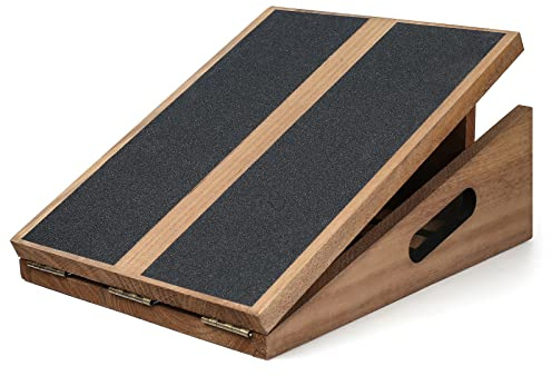 Slant Board for Calf Stretching, Adjustable Wooden Calf Stretcher Incline Board, Wedge Stretcher for Squats, Professional Stretch Board for Knees Ankle Heel Feet Leg