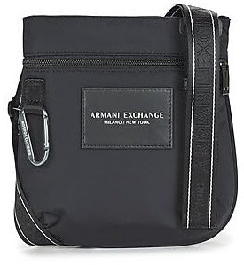 A|X Armani Exchange Flache Umhängetasche, Schwarz, Schwarz
