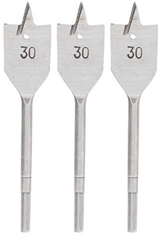 3-teiliges Spatenbohrer-Set, Paddel-Flachbohrer-Sets Für Holzbearbeitung, Karbonstahl, Paddel-Flachbohrer Für Lochschneider, Holzbearbeitung, 30 Mm