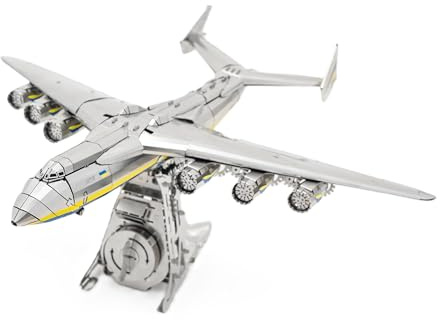 METAL-TIME Montierte große Version von Antonov Mriya AN-225, limitierte Auflage, offizielles Produkt, 3D-Modell-Bausatz, Flugzeug-Arbeitsmodell, ukrainischer Traum