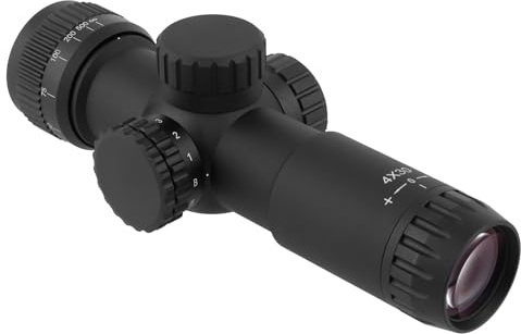 FOCUHUNTER 4x30AO Optik fernrohr zf Monokular, 1200G's stoßfest, IP67 wasserdicht, Rot Grün 5 Stufen, grün mehrfach beschichtet, Länge 16,5 cm kompaktes kurzes fernrohr