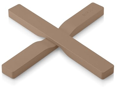EVA SOLO | 2 magnetische Untersetzer | Silikonbeschichtetes Nylon mit integrierten Magneten | Sp√ºlmaschinenfest | Entweder quer platziert oder in Zwei Teile geteilt | D√§nisches Design | Mokka