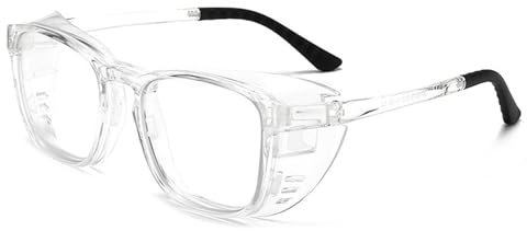 FGAQLUK Lunettes Anti-allergie Au Pollen, Lunettes Intégrales for Adultes, Monture En Silicone Étendue - Détachable, Pas De Protection Contre Les Angles Morts, Anti-buée, Anti-lumière Bleue (Color :