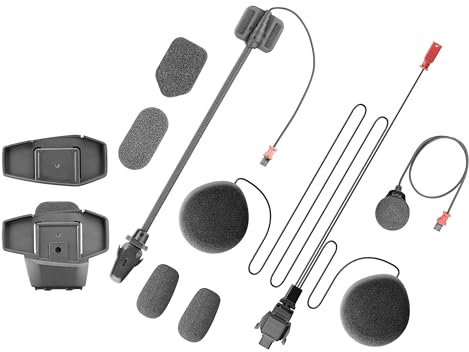 INTERPHONE - UCOMRSECONDHELM40 - Kit audio Completo di Ricambio o per Secondo Casco per Interfono Moto U-com 8R