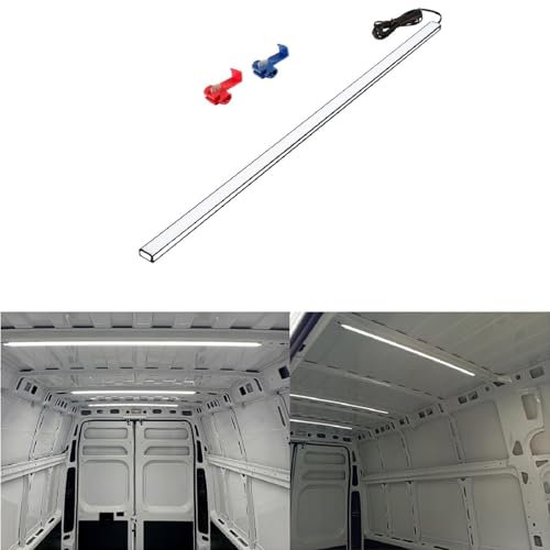 QLS LED Laderaumbeleuchtung Innenbeleuchtung Kofferraum 100 cm Licht Weiß Frostig