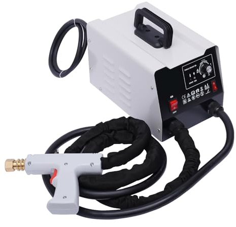 3500A Ausbeulwerkzeug Karosserie Ausbeulspotter Schweißgerät für Auto Dellenentferner 1.8KW Leistung Punktschweißer 220V, für Blechreparatur Tragbarer Griff