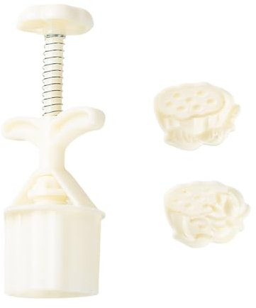 Flower Pattern Dessert Press Molds Cookie Stamps Chinese MidAutumn Dessert Maker Decorating Tool for Making Cookie