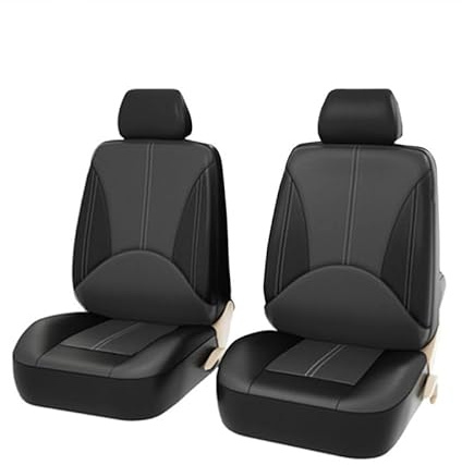 NBVGFGDF Auto Sitzbezüge, für Mercedes ML 164 2005-2012 Luxus PU Leder wasserdichte rutschfest Autositz Protektor, Atmungsaktiv Bequem Vordersitzbezüge,D