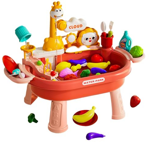Water Table Toddler - Outdoor Toys Water Play Table,Summer Outdoor Toys With Fishing Game for Patio Park Preschool Indoor Daycare Playground Backyard Summer Camping