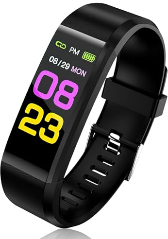 Fitness Tracker Activity Tracker with Heart Rate Sleep Monitor Blood Oxygen Counter Pedometer Smart Watch with 14 Sports Mode Tracker Step IP67 Waterproof Activity Trackers for Kids Women Men