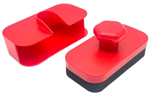 Spazzola per la Cura degli Pneumatici, lucidante per Pneumatici con Coperchio, applicatore Riutilizzabile per la Cura dei Cerchioni, Pulizia Interna, Pulizia Esterna, Dettagli Auto