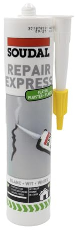 Soudal Repair Express Plaster Fast-Curing Filler (290ml Tube)