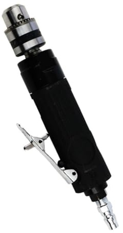 NiuLumea Trapano pneumatico dritto per trapano pneumatico 2500 giri/min con pinza da 3/8 per foratura di metallo e plastica, compatibile con punte per cacciavite Teste di rettifica Spazzole in