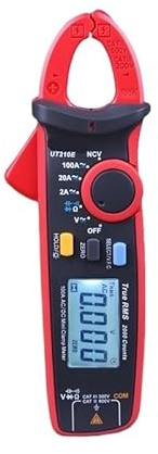 Mini pinza amperometrica UT210E Digital True RMS AC/DC Tester di tensione corrente VFC capacità senza contatto