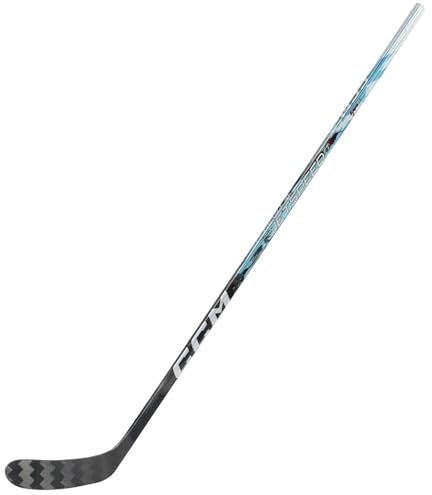 CCM JetSpeed FT9 Pro - Mazza da hockey su ghiaccio intermedia (157 cm, Flex 65, curvatura P28+, destra)