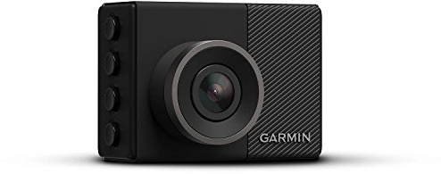 Garmin Dash Cam 45, 1080p 2.0 LCD Screen, Extremely Small GPS-enabled Dash Camera with Loop Recording, G-Sensor and Driver Alerts, Includes Memory Card