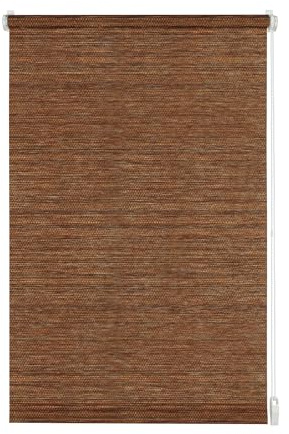 GARDINIA Rollo zum Klemmen oder Kleben, Tageslicht-Rollo, Blickdicht, Alle Montage-Teile inklusive, EASYFIX Rollo Natur, Nougat, 45 x 150 cm (BxH)