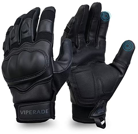 Viperade Guantes tácticos para Hombre de Goma Militar, Nudillos Duros, Guante para Exteriores, Guante Duradero para Ciclismo, Senderismo, Camping, Deportes de Motor