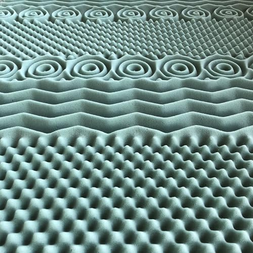 DaMi 3D Kaltschaum Topper - 6 cm Matratzentopper Für Allergiker - Atmungsaktiv & Ohne Kuhlenbildung - 180 x 200 cm, H2