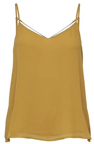 Only Onlmoon Sl Top Noos Wvn, Camiseta Mujer, Amarillo (Mango Mojito), 36