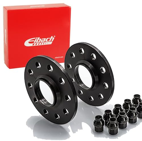 Eibach Spurverbreiterung Pro-Spacer S90-6-09-005-N-B 9mm 5x108 | Eibach Pro-Spacer 18mm Spurverbreiterung Schwarz 2x9mm Spurplatten LK:5x108